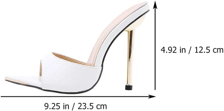 1 Pair of Pointy Shoes Fashion Sandals Summer High Heels Female Banquet Footwear