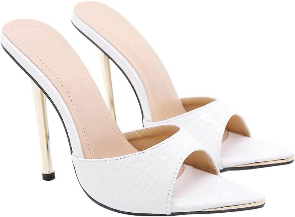1 Pair of Pointy Shoes Fashion Sandals Summer High Heels Female Banquet Footwear