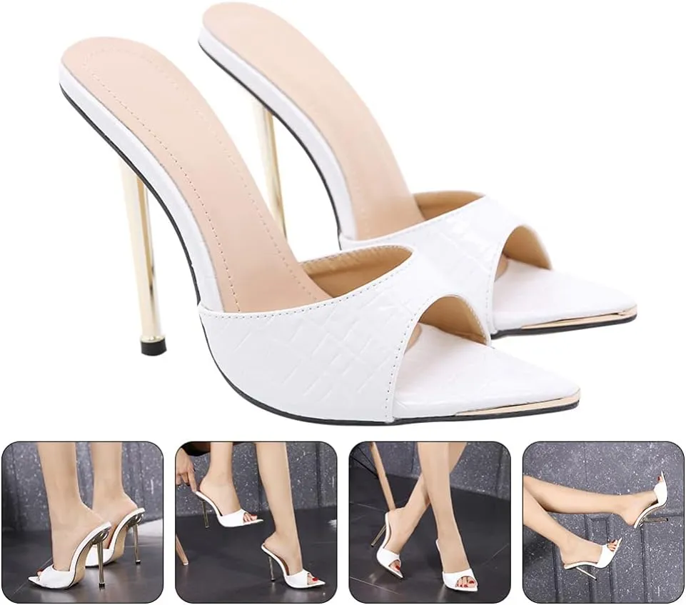 1 Pair of Pointy Shoes Fashion Sandals Summer High Heels Female Banquet Footwear