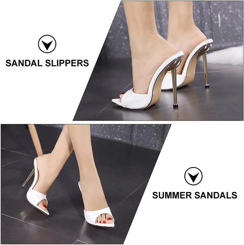 1 Pair of Pointy Shoes Fashion Sandals Summer High Heels Female Banquet Footwear