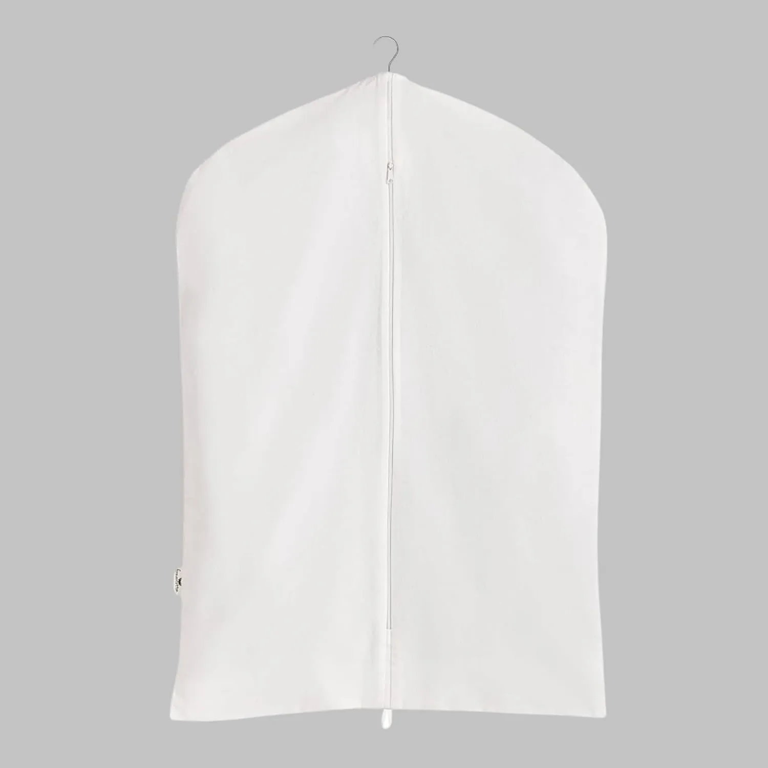 100% Cotton Canvas Garment Cover for Suits, Coats, Dresses; Travel Bag (Large (24"x48"), Off-White)