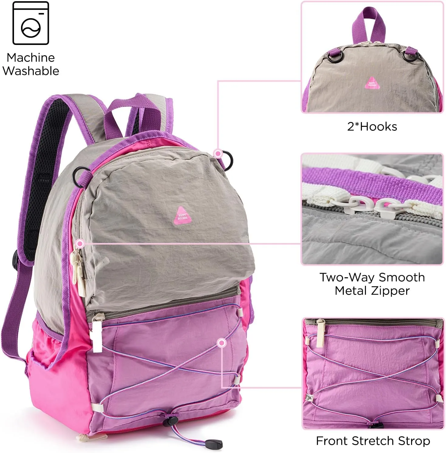 15L Kids Backpack for boys and girls, Small Ultra Lightweight Hiking Backpack for kids with Mesh Storage Bag, Water Resistant Travel Outdoor Sport Camping Daypack