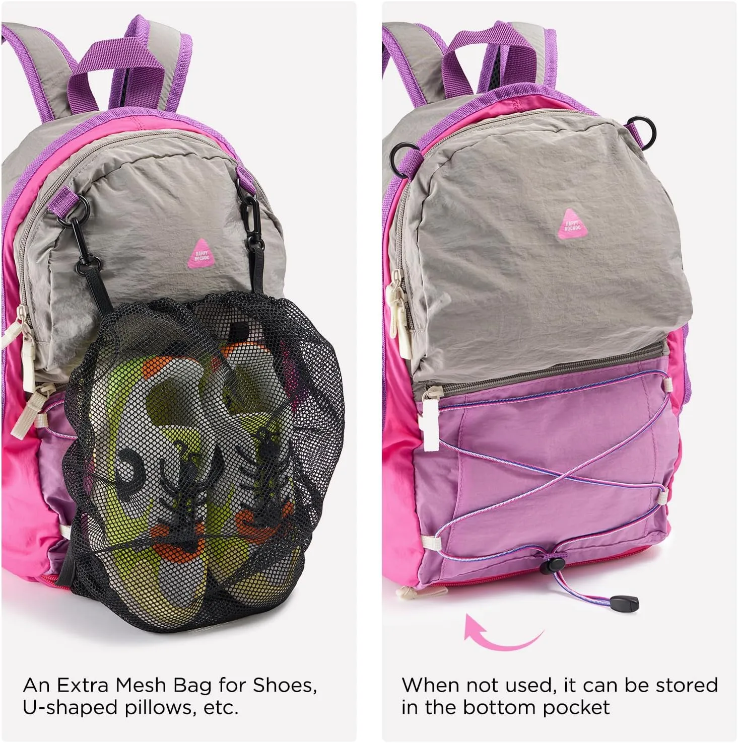15L Kids Backpack for boys and girls, Small Ultra Lightweight Hiking Backpack for kids with Mesh Storage Bag, Water Resistant Travel Outdoor Sport Camping Daypack