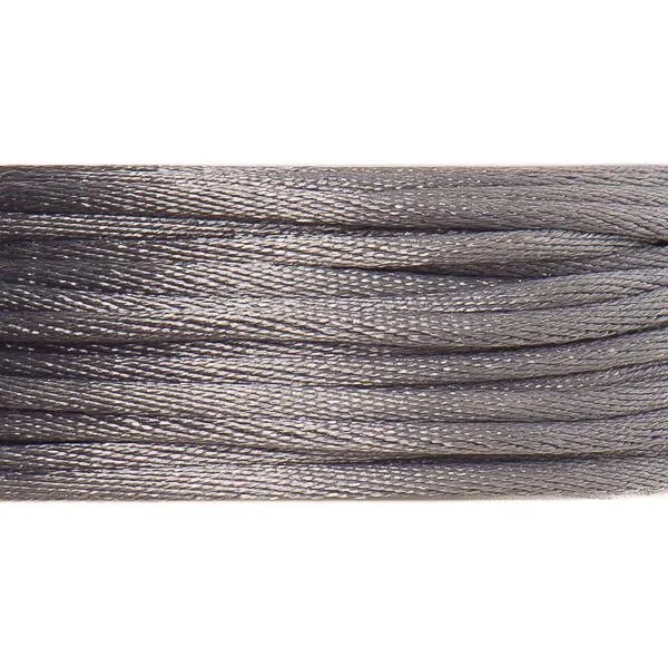 1.5mm Silver Rattail Cord 20yd