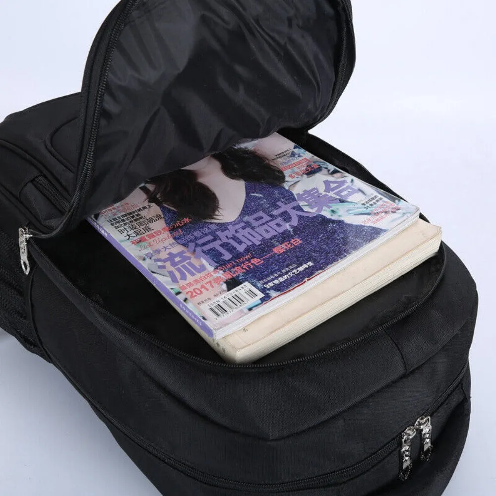17.3  Men Women40L Large Waterproof Rucksack Travel School Bag