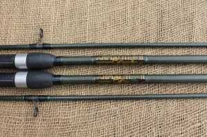2 x Century Armalite MK II Old School Carp Fishing Rods. 12'. 2.75lb T/C.
