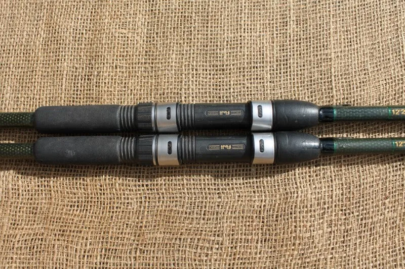 2 x Century Armalite MK II Old School Carp Fishing Rods. 12'. 2.75lb T/C.