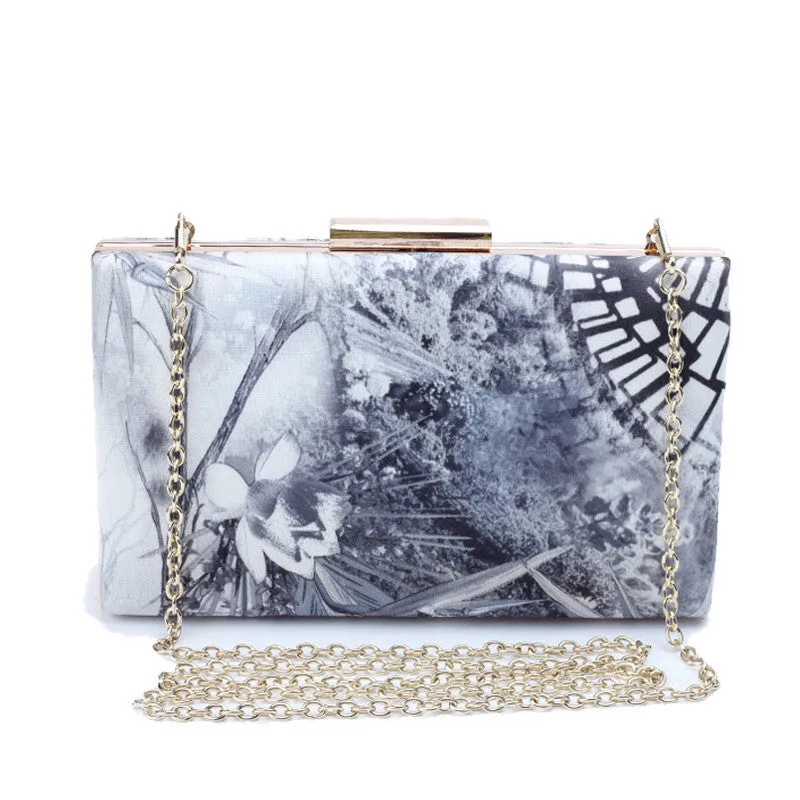 2015 New Fashion Women Handbags Metal painting Shinning Shoulder Bag Ladies Day Clutch Wedding Party Evening Bags Mini Bag