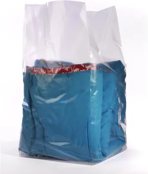 24" x 12" x 36" x 1.5 mil Clear Eco-Manufactured Plastic Side-Gusseted Bags (Case of 250)