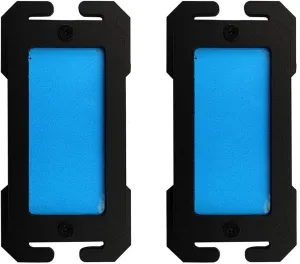 2Pieces Glowing Morale Patches Buckles For Vest Backpacks Shoulder Band Equipment Accessories