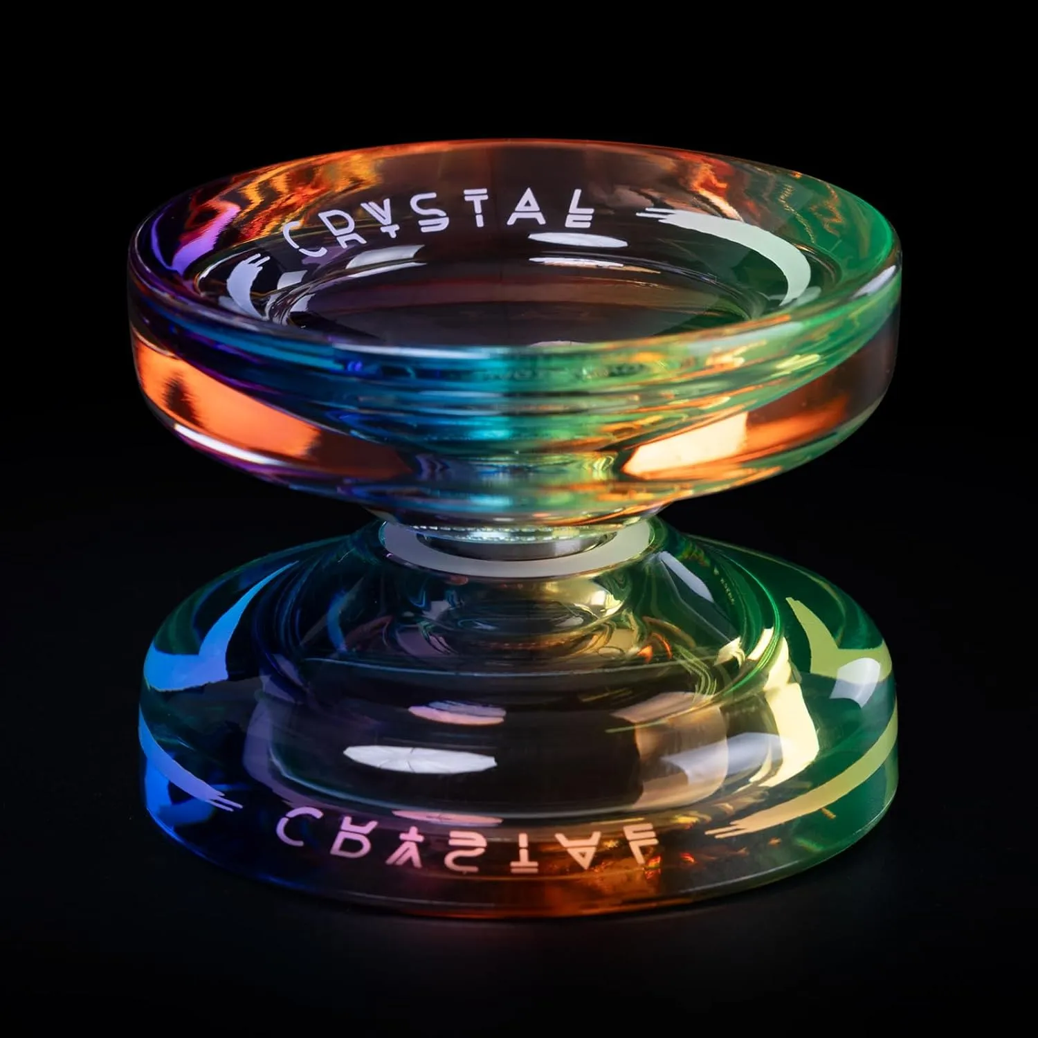 3 Pack Responsive Yoyos K2 Crystal for Kids Beginners, Dual Function Yoyos with Unresponsive Bearings Kit for Advanced and Pro Finger Spin Tricks 18 Yoyo Strings 3 Bags(Black Green Blue Pink Yellow)