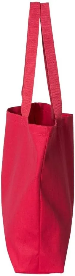 5 | 6 | 12 | 24 | 48 | 192 Isabella Blank Cotton Canvas Large Reusable Grocery Tote Bags