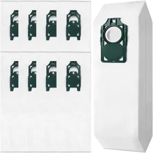 9 Pcs RLH-6 Vacuum Bags for Riccar Supralite R10S, R10P, R10CV, R10D, R10O, R10SAND, R17 HEPA Replacement Bags for Simplicity Freedom R10S R10D S10P S10SAND Upright Vacuum, Part RLH-6, RLHC-6, SLH-6