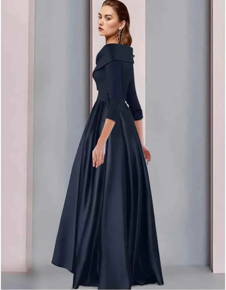 a-line Mother of Bride Dresses high Low Asymmetrical Evening Gowns for Women Formal