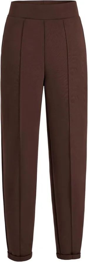 AFITNE Women’s High Waisted Dress Casual Pants Stretchy Pull On Work Business Slacks Comfy Office Trousers with Pockets