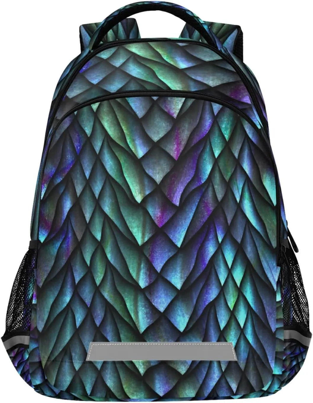 ALAZA Blue Dragon Scales Backpacks Travel Laptop Daypack School Book Bag for Men Women Teens Kids