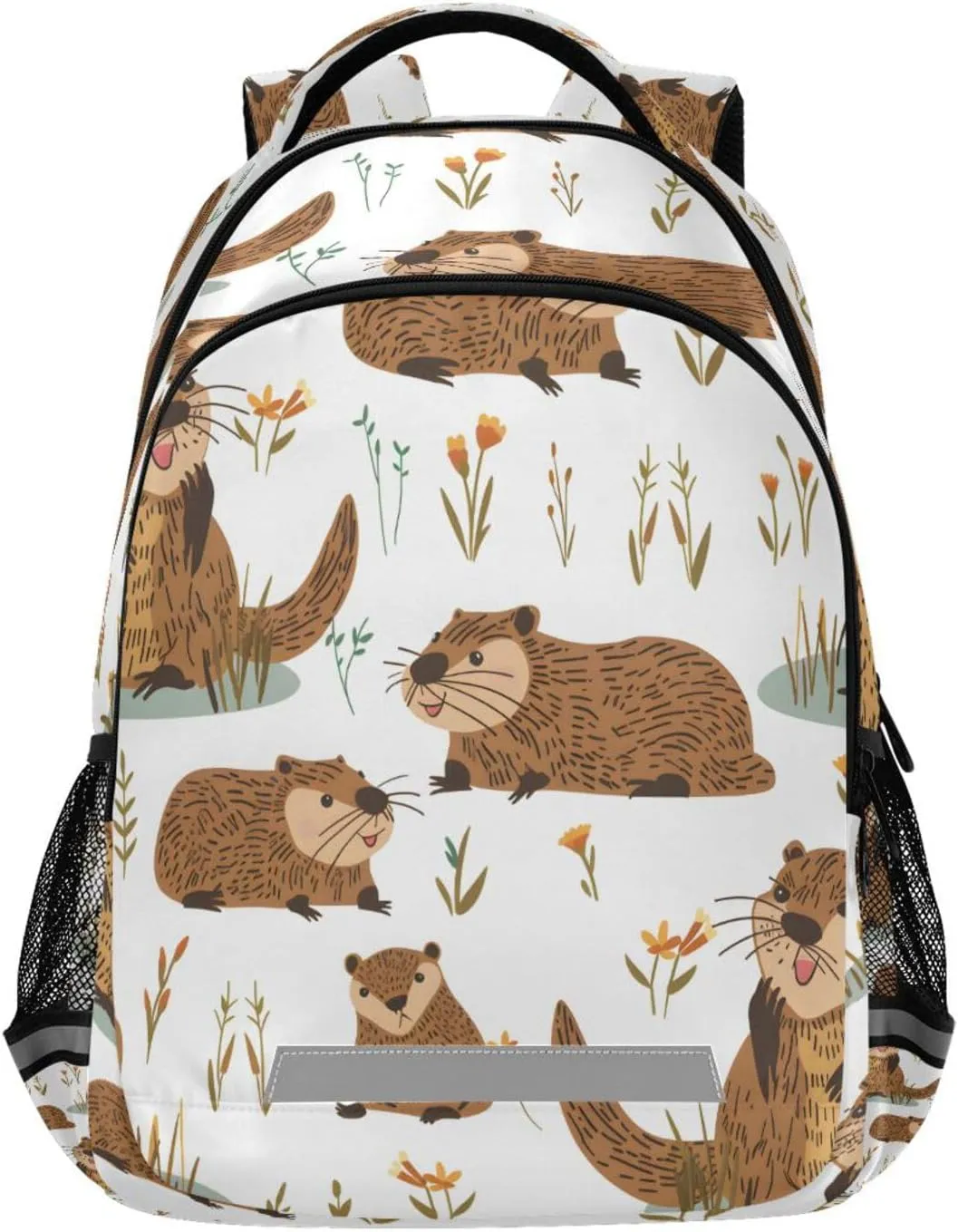 ALAZA Cute Beavers Graphics Backpacks Travel Laptop Daypack School Book Bag for Men Women Teens Kids