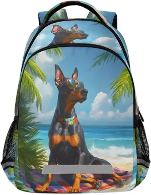 ALAZA German Shepherd Dog Beach Backpacks Travel Laptop Daypack School Book Bag for Men Women Teens Kids119