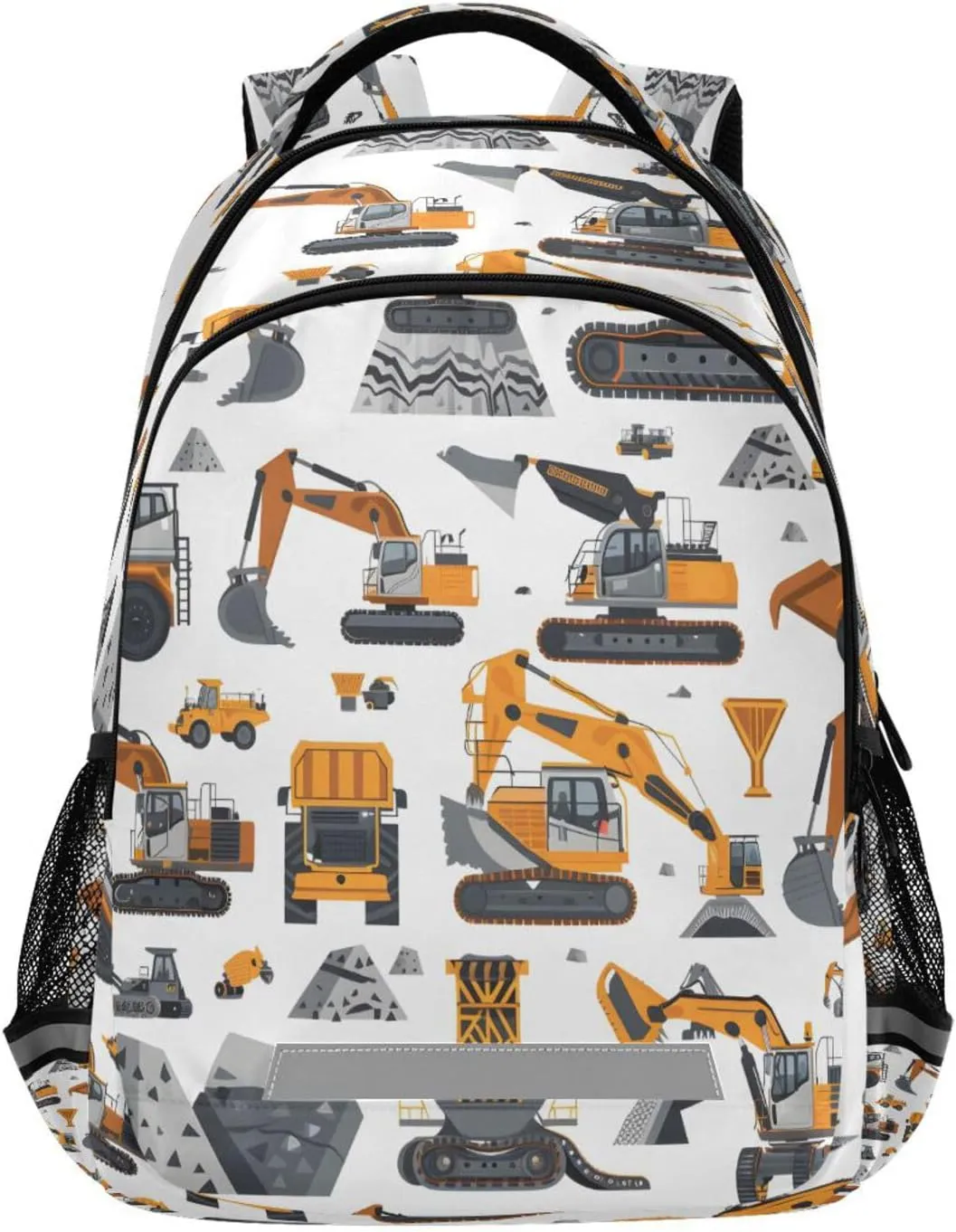 ALAZA Mining and Mineral Excavation Equipment Backpacks Travel Laptop Daypack School Book Bag for Men Women Teens Kids