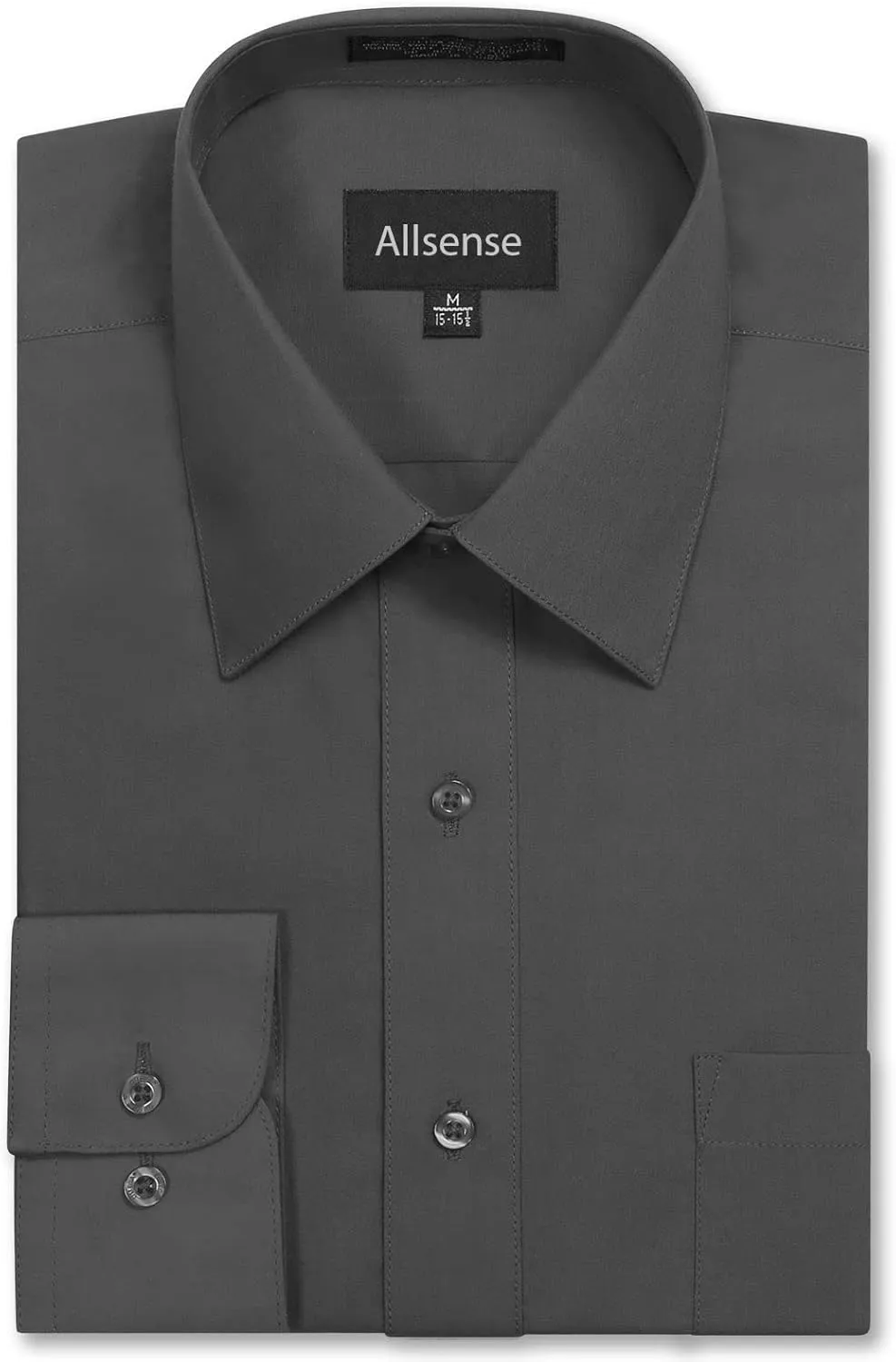 Allsense Men’s Regular-Fit Long-Sleeve Dress Shirt