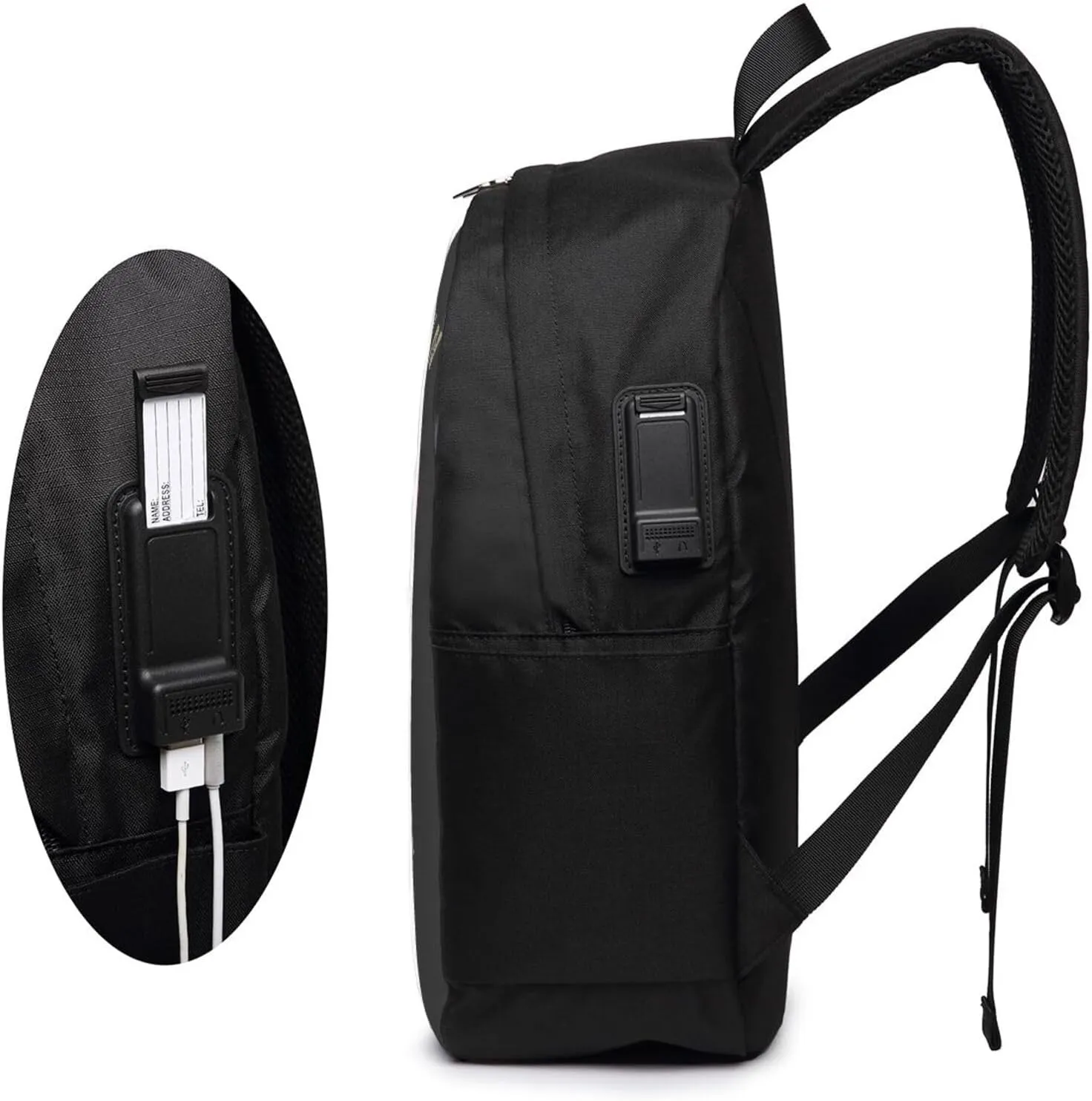 American Peruvian Peru Flag Heart Love Laptop Backpacks Travel Backpack Casual Business Daypack Sport Rucksack Computer Bag Fits up to 17 Inch Notebook with USB Port