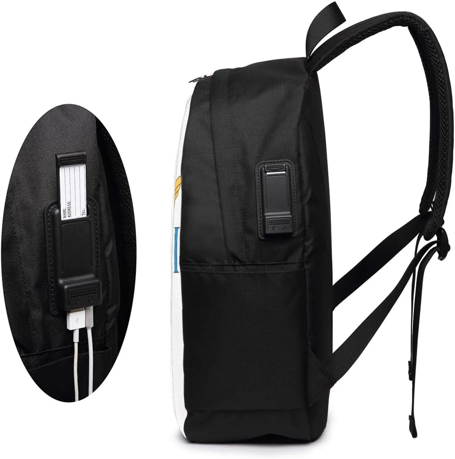 American Virgin Islands Flags Eagle Laptop Backpacks Travel Backpack Casual Business Daypack Sport Rucksack Computer Bag Fits up to 17 Inch Notebook with USB Port