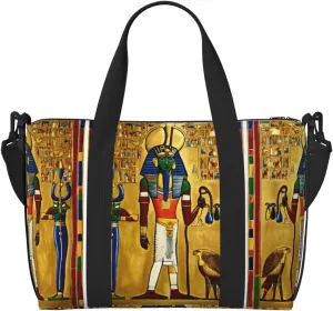 Ancient Egypt Tribe Series Print Versatile Travel Duffel Bag,The Companion For Business And Personal Trips