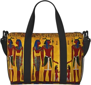Ancient Egypt Tribe Series Print Versatile Travel Duffel Bag,The Companion For Business And Personal Trips