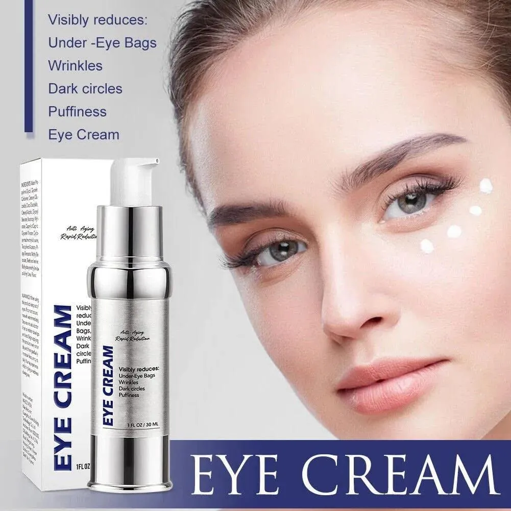 Anti-Wrinkle Magic Eye Cream, Anti-Aging Rapid Reduction Eye Cream, Massage Eye Cream, Instantly Reduces Wrinkles, Under-Eye Bags, Dark Circles (3Bottles)