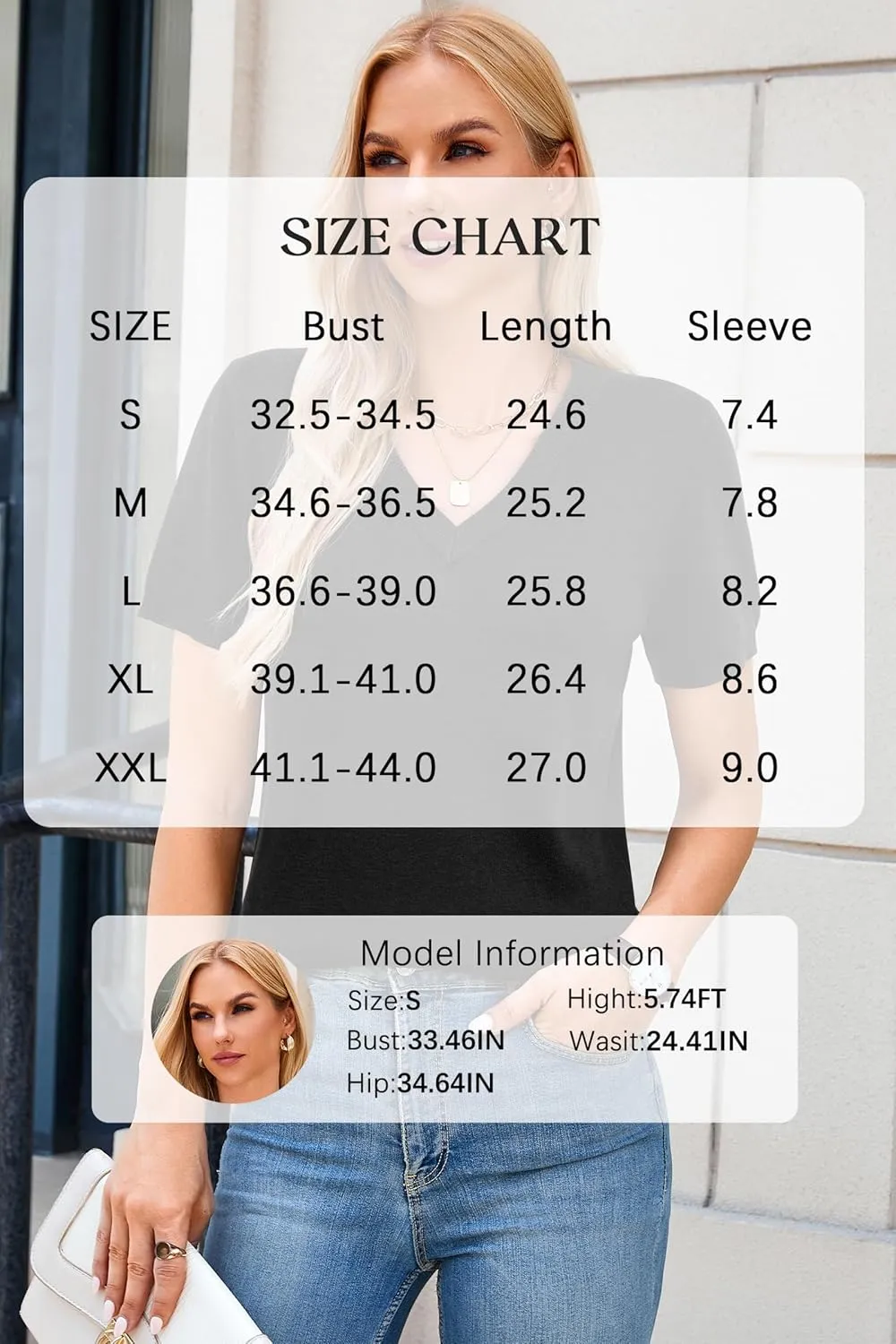 Arach&Cloz Women's Wool Blend Summer Tops Lightweight Business Casual Blouses