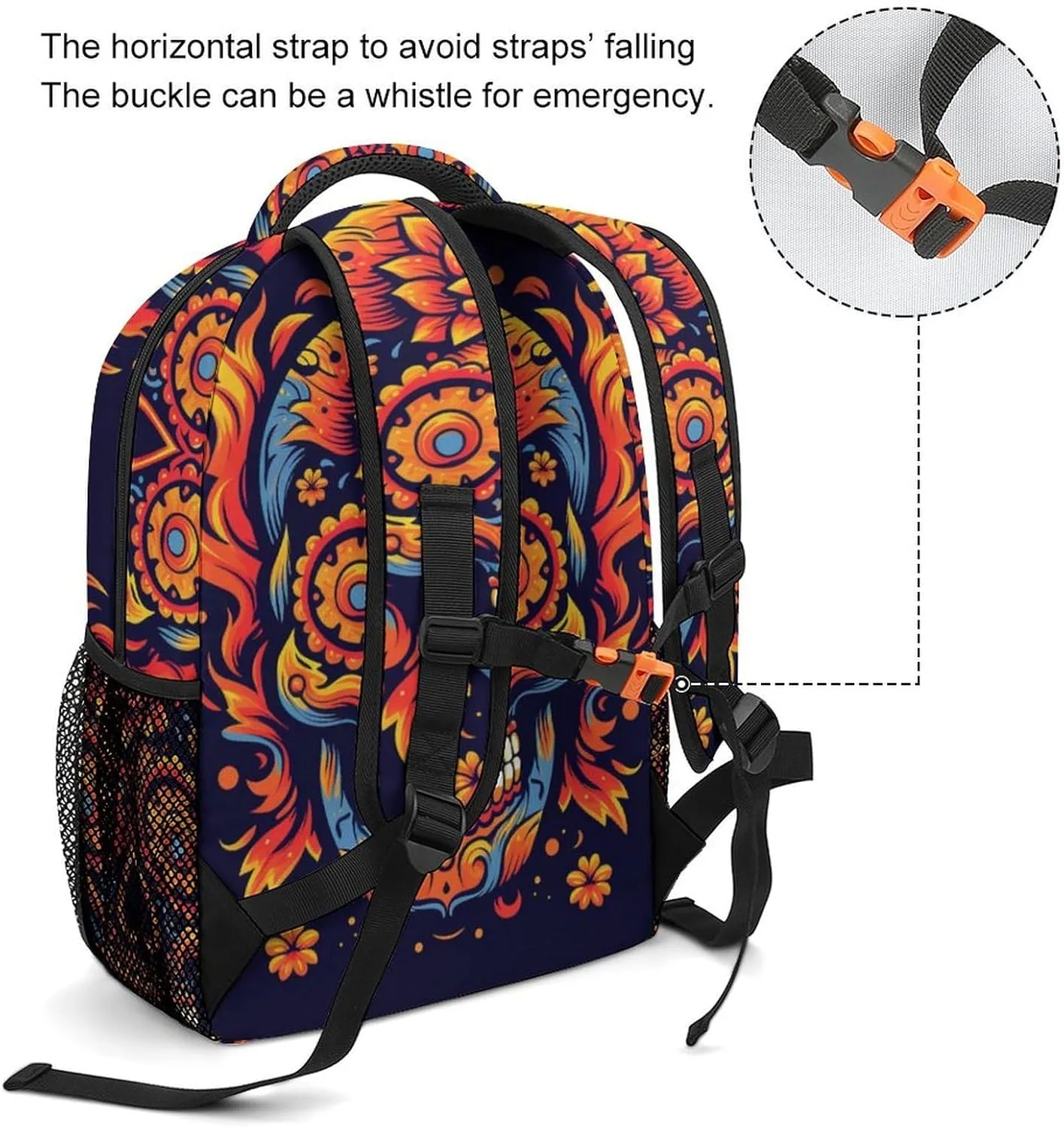 Backpacks A Day on Fire Travel Bag Laptop Backpack Casual Daypack for Weekender Business Hiking