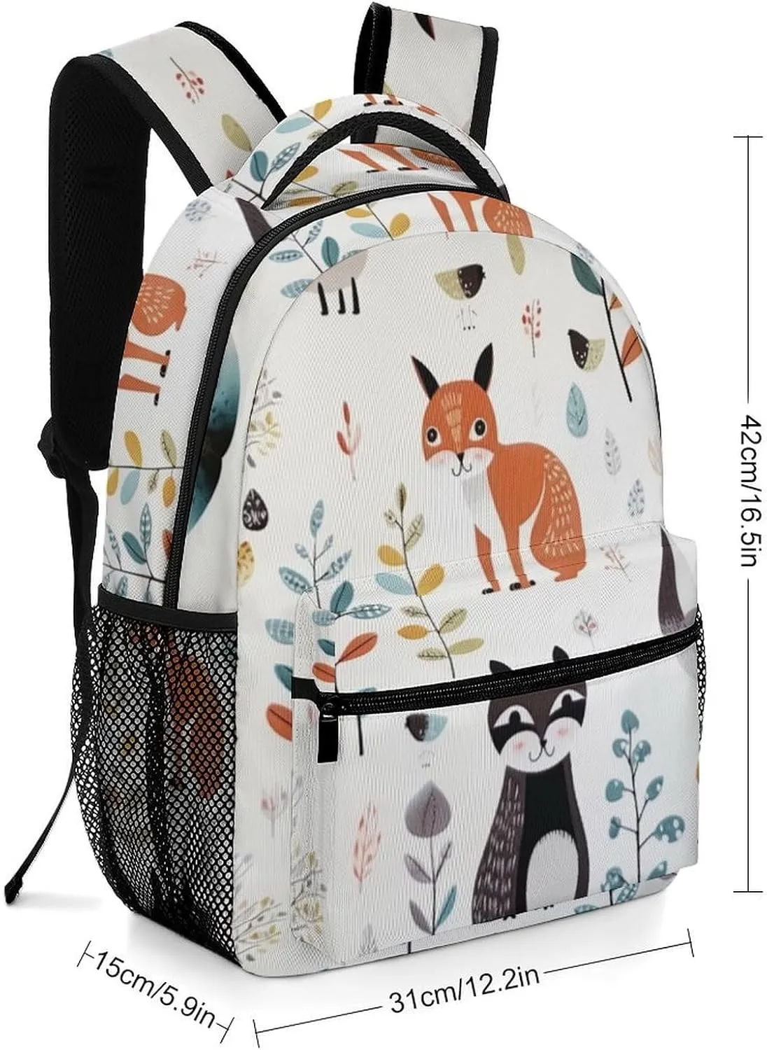 Backpacks Animal Picture Travel Bag Laptop Backpack Casual Daypack for Weekender Business Hiking