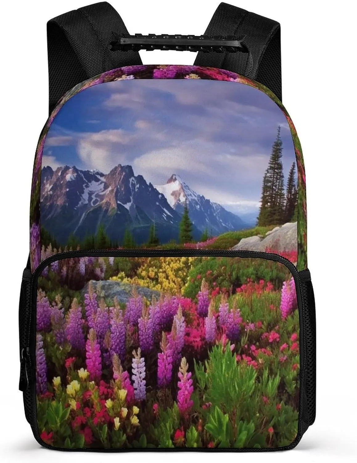 Backpacks Beautiful Flowers Mountain Travel Bag Business Work Laptop Backpack