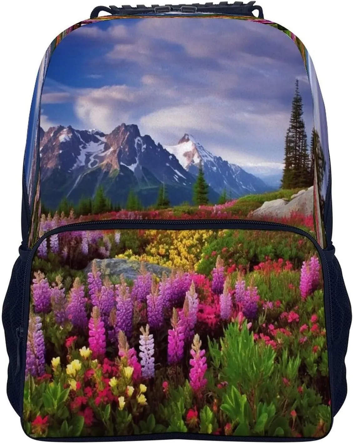 Backpacks Beautiful Flowers Mountain Travel Bag Business Work Laptop Backpack