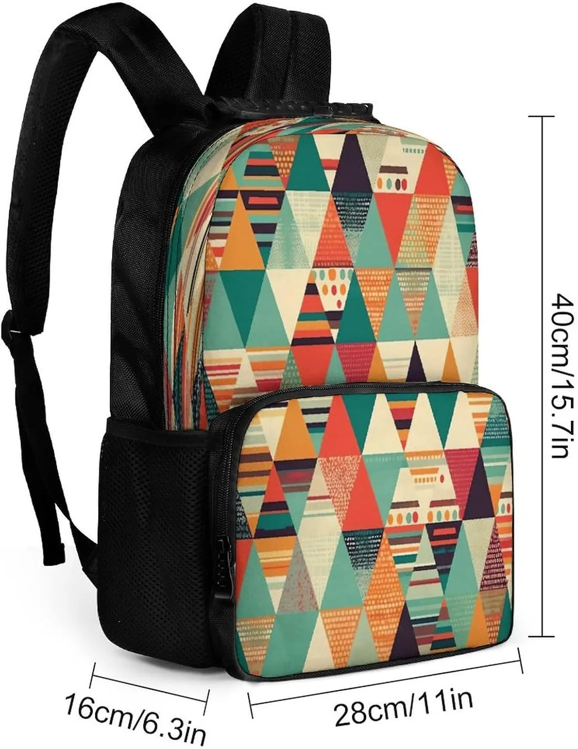 Backpacks Bright Colors And Stripes Travel Bag Business Work Laptop Backpack