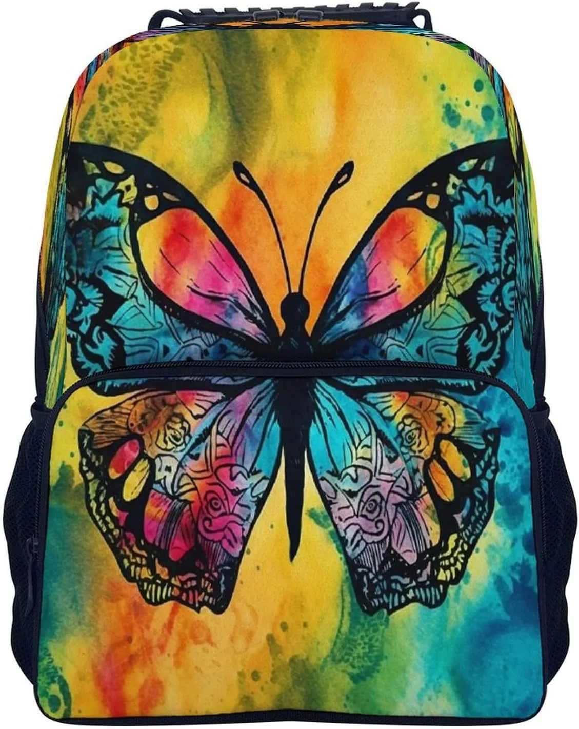 Backpacks Butterfly Tie Dye Travel Bag Business Work Laptop Backpack