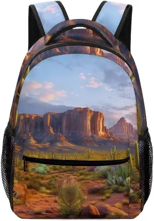 Backpacks Cactus Landscape Travel Bag Laptop Backpack Casual Daypack for Weekender Business Hiking
