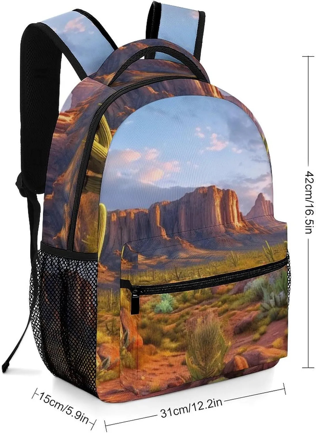 Backpacks Cactus Landscape Travel Bag Laptop Backpack Casual Daypack for Weekender Business Hiking