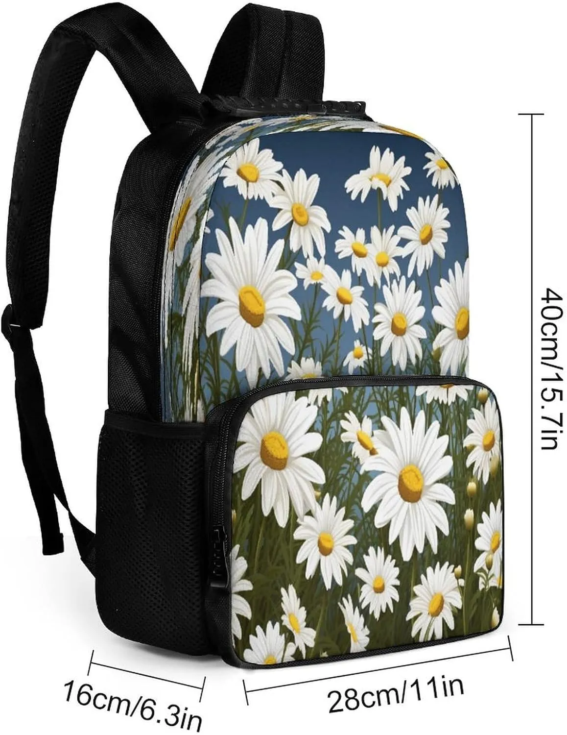 Backpacks Camomile Pattern Travel Bag Business Work Laptop Backpack