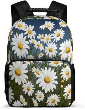 Backpacks Camomile Pattern Travel Bag Business Work Laptop Backpack