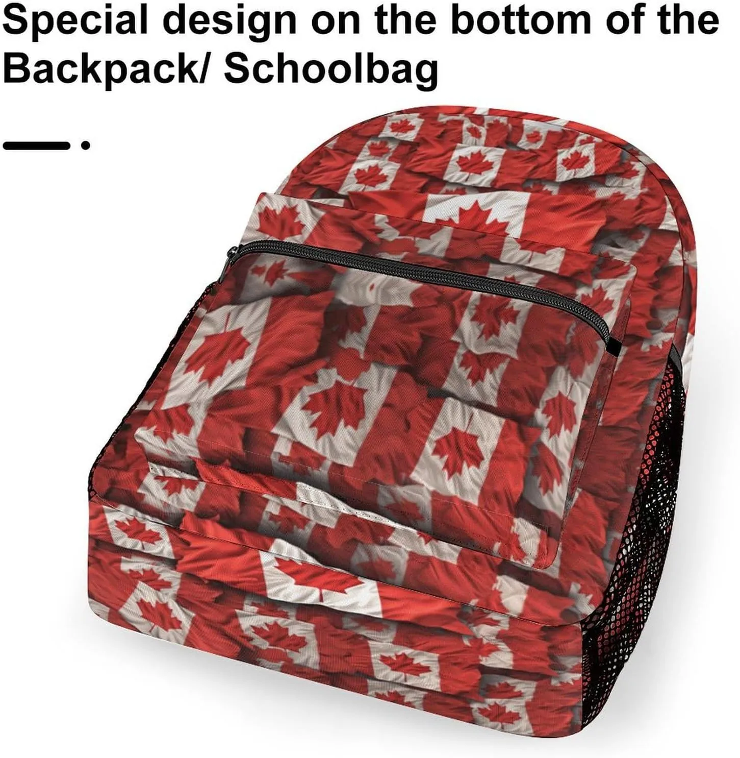 Backpacks Canadian Flag Travel Bag Laptop Backpack Casual Daypack for Weekender Business Hiking