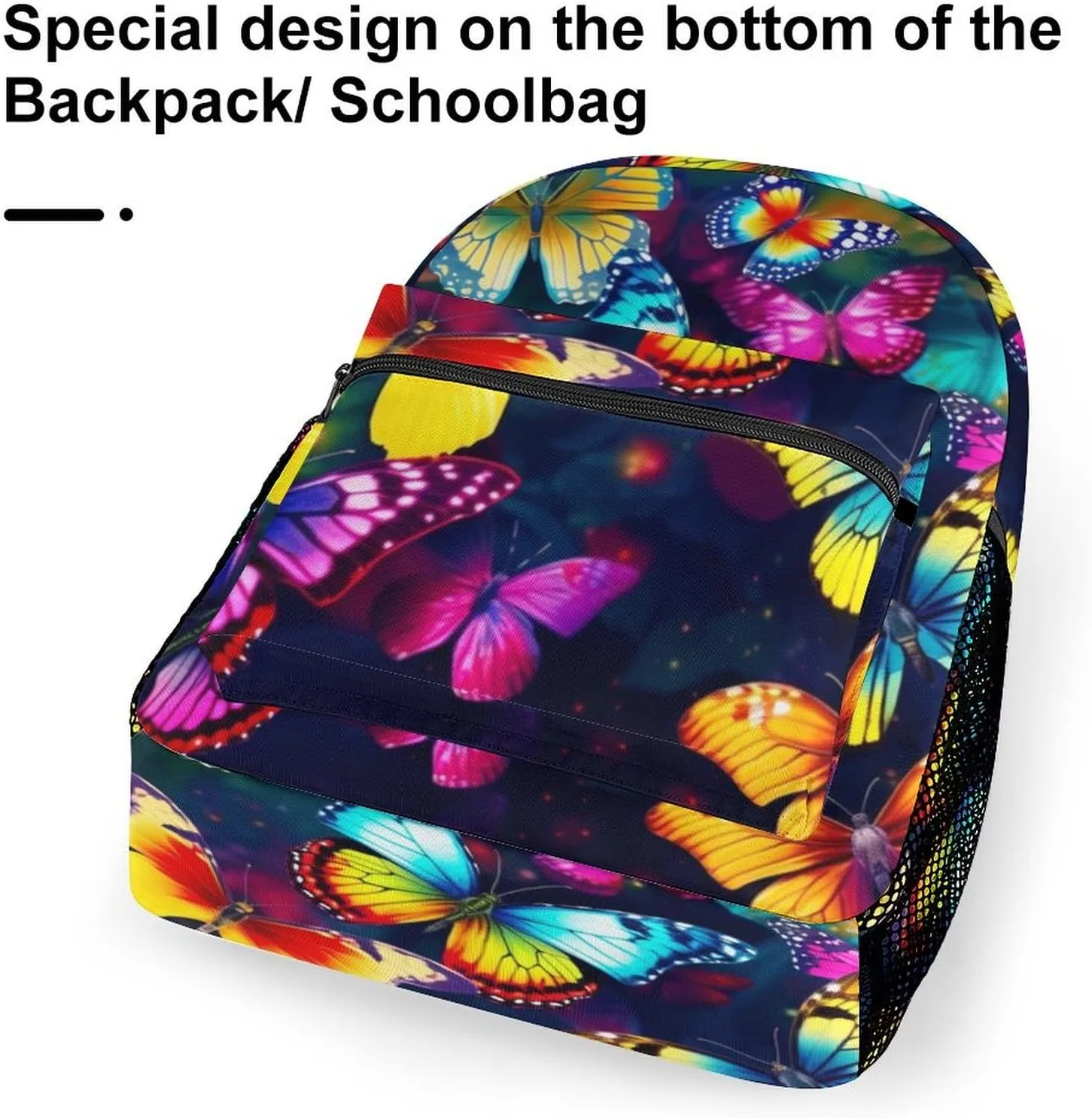 Backpacks Colorful Butterflies Travel Bag Laptop Backpack Casual Daypack for Weekender Business Hiking