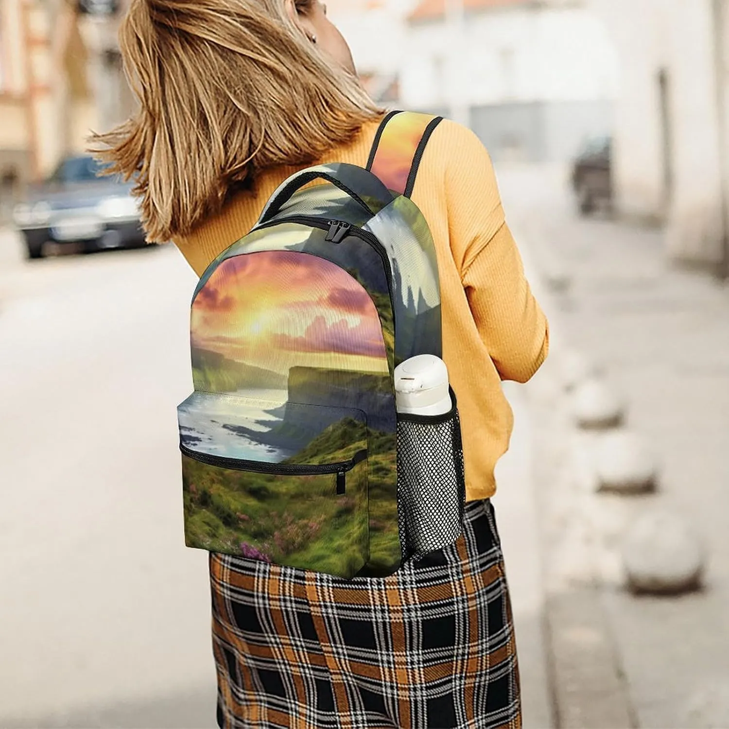 Backpacks Colorful Nature Landscape Travel Bag Laptop Backpack Casual Daypack for Weekender Business Hiking