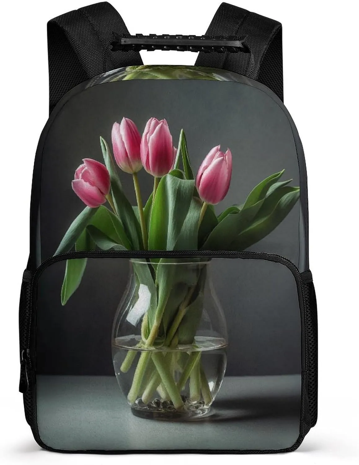 Backpacks Flowers Grow in A Bottle Travel Bag Business Work Laptop Backpack