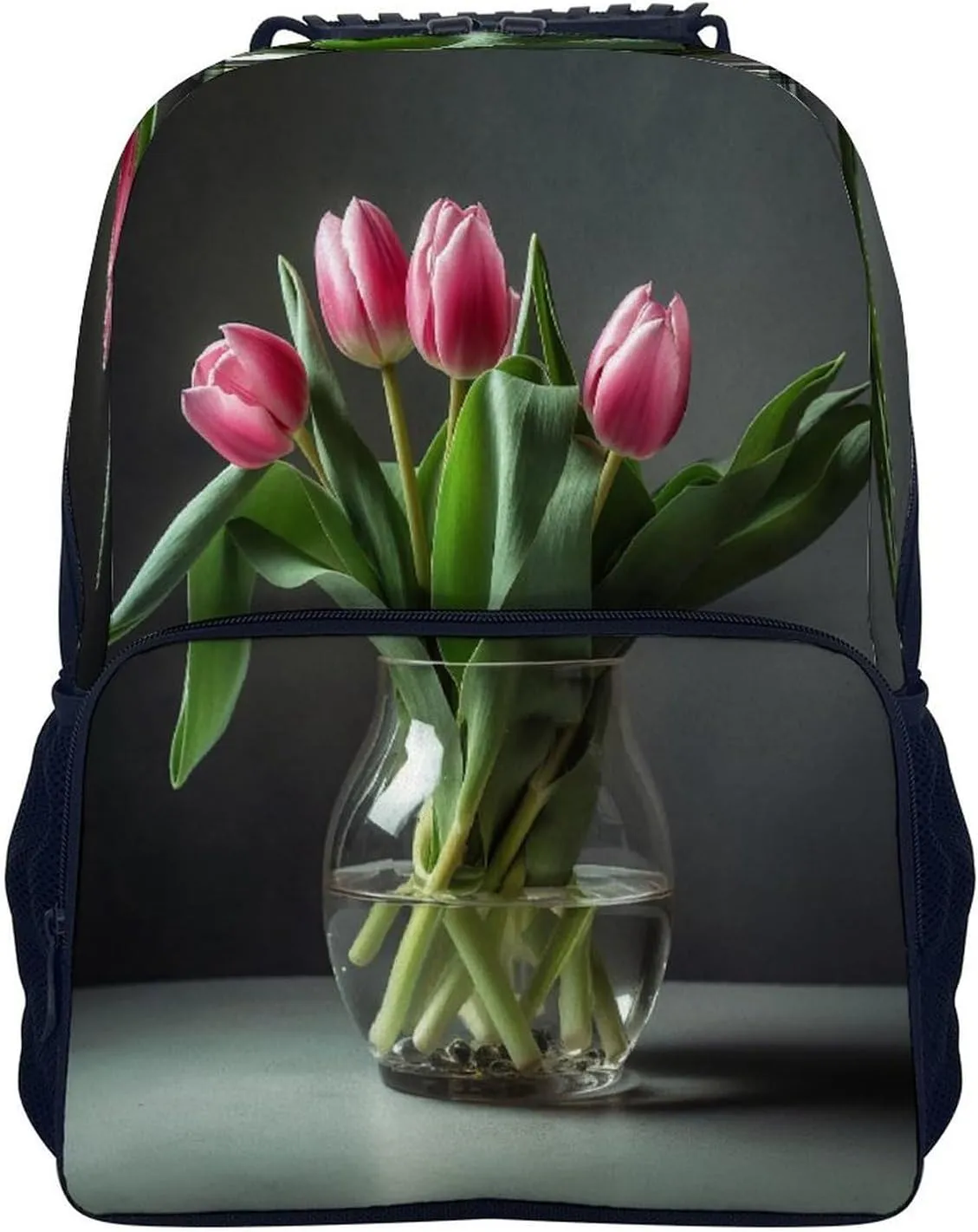 Backpacks Flowers Grow in A Bottle Travel Bag Business Work Laptop Backpack