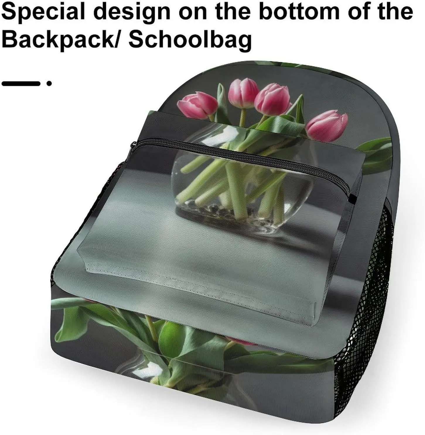 Backpacks Flowers Grow in A Bottle Travel Bag Laptop Backpack Casual Daypack for Weekender Business Hiking