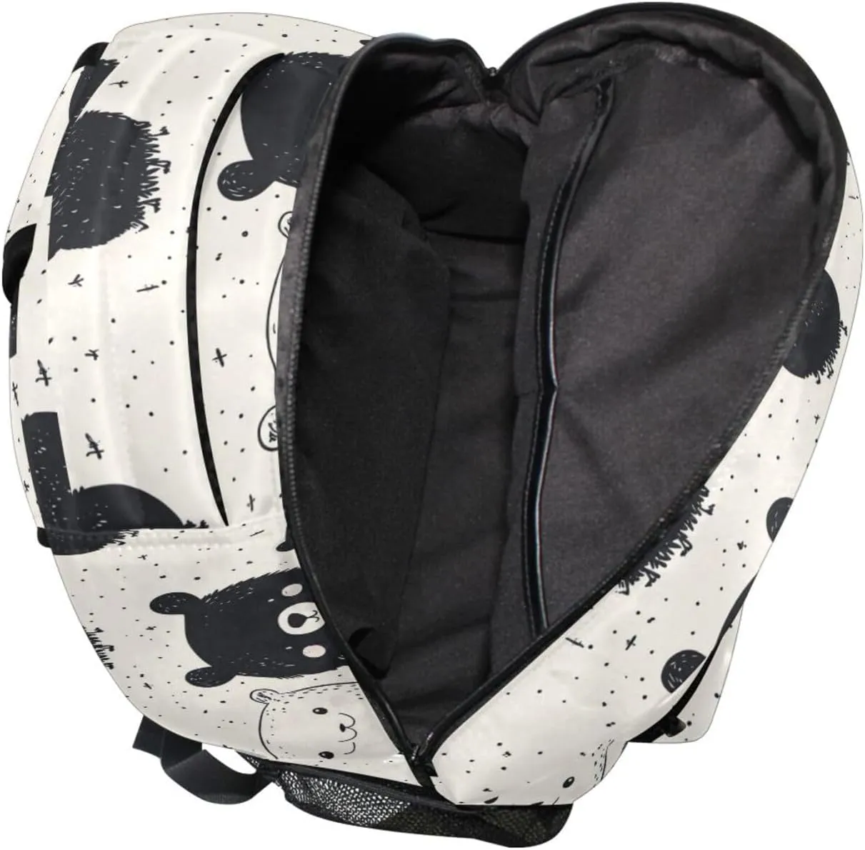 Backpacks for Teenager Waterproof College School Computer Bag with Chest Strap for Travel Trip Parents' Day Bear Family