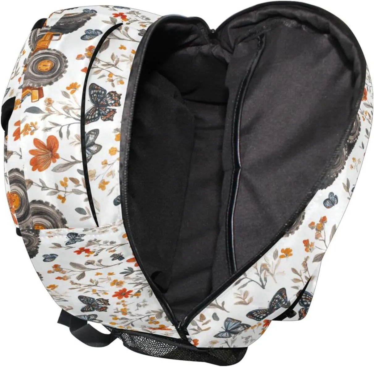 Backpacks for Unisex Adult Fashion Stylish Travel Bags with Chest Strap for Business Work College Travel Trip Construction Truck Cartoon Dump Truck