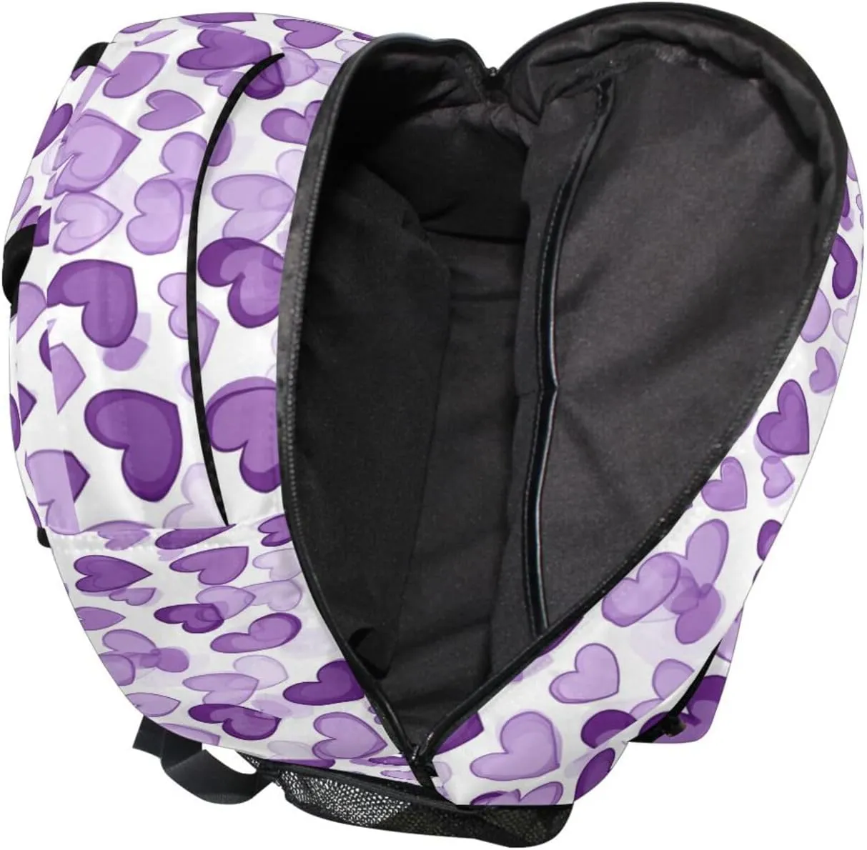 Backpacks for Women Men Waterproof Business Work Bag with Chest Strap for Business Work College Travel Trip Purple Heart Day Purple Heart
