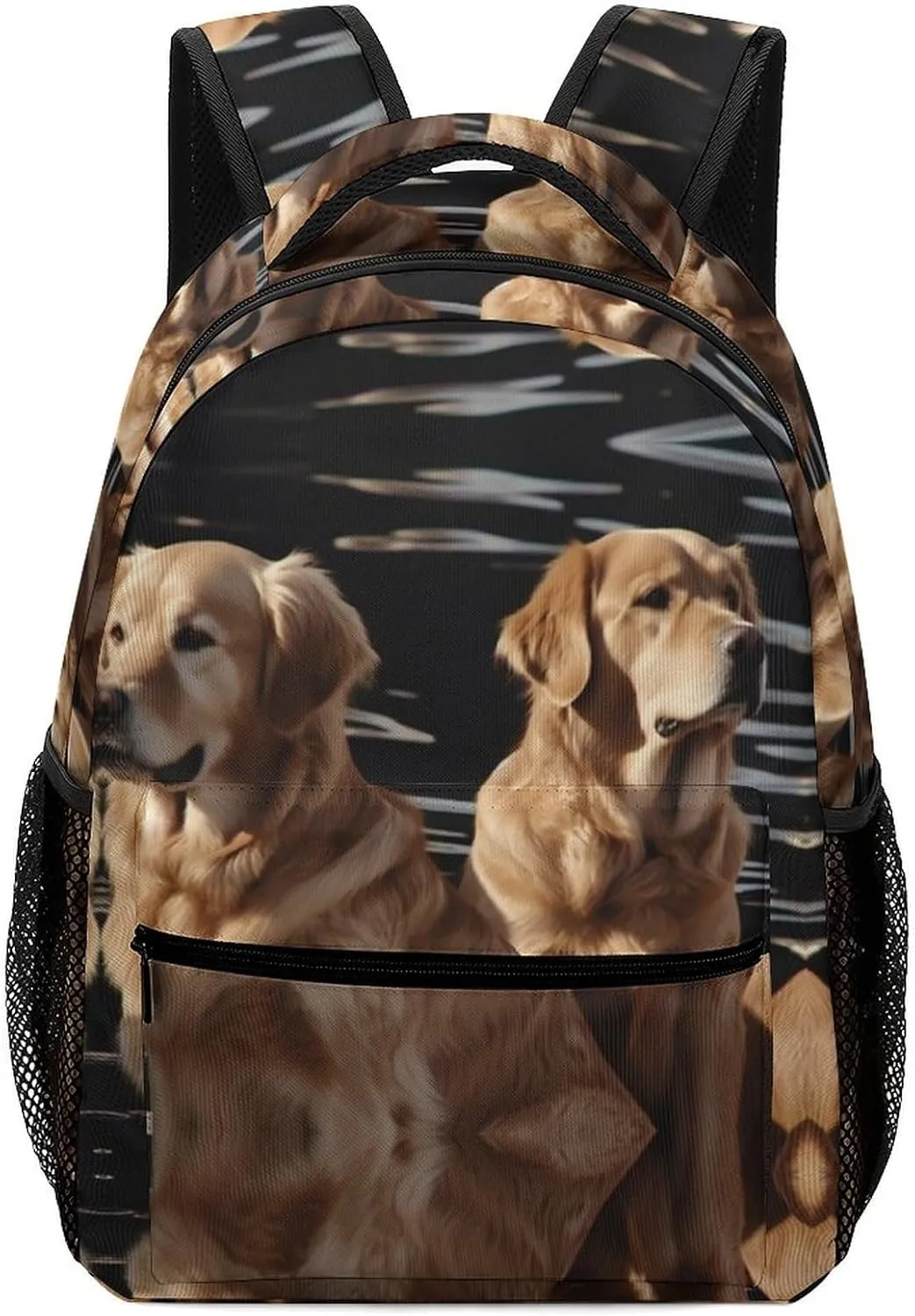 Backpacks Golden Retrievers Travel Bag Laptop Backpack Casual Daypack for Weekender Business Hiking